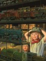Train Shop Window View Puzzle
