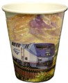 Amtrak Train 9 oz Paper Cups