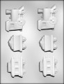 Locomotive, Caboose & Coal Car Candy Mold